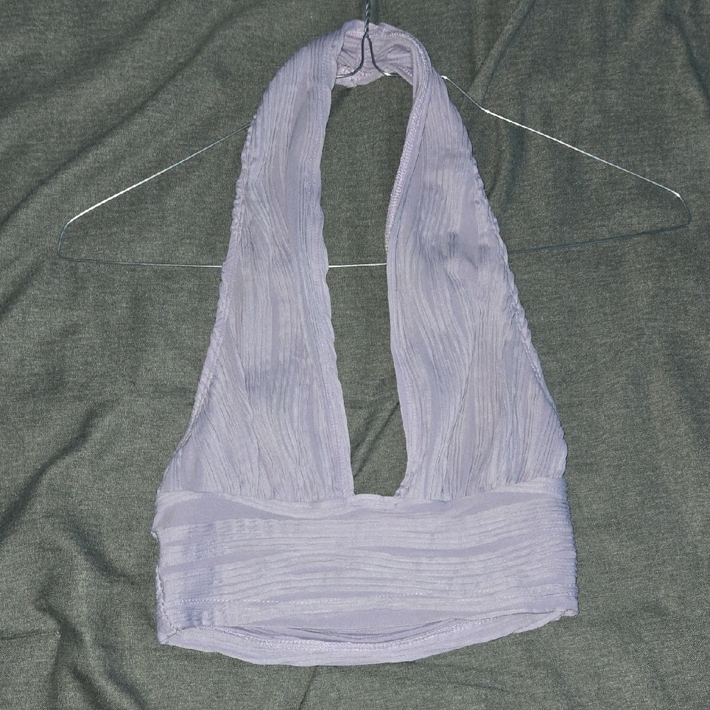 SHEIN Light Purple Textured Top